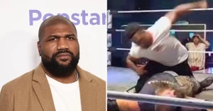 რემპეიჯ ჯექსონის შვილი რინგზე ავიდა და ვრესლერს თავს დაესხა | VIDEO