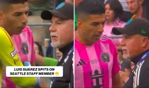 ლუის სუარესმა სიეტლის სტაფის წევრს შეაფურთხა