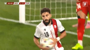 ზურიკო დავითაშვილის გოლი თურქეთის ნაკრებთან