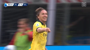 ლუკა მოდრიჩის სადებიუტო გოლი მილანში