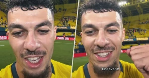 მატჩის შემდეგ გიორგი მიქაუტაძემ ვილიარეალის გულშემატკივრებს მიმართა