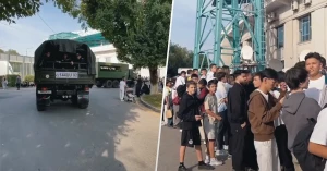 კაირატის სტადიონის ტერიტორიიდან უსაფრთხოების ძალებმა გულშემატკივრების დაშლა დაიწყეს | VIDEO