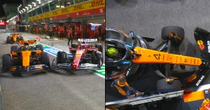 ფერარი მაკლარენს უწყინარ სიტუაციაში დაეჯახა