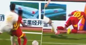 ფეხბურთელმა კისერი მოიტეხა, შემთხვევამ შესაძლოა მისი პარალიზება გამოიწვიოს | VIDEO