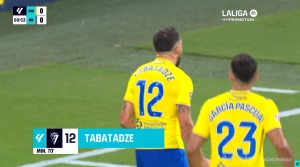 იური ტაბატაძის გამარჯვების გოლი უესკას წინააღმდეგ