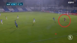 ჯინო სანტილიმ ურუგვაის ჩემპიონატში საკუთარი საჯარიმოდან გაიტანა