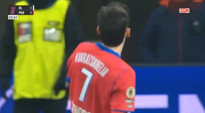 ხვიჩა კვარაცხელიას გოლი ლიონის კარში