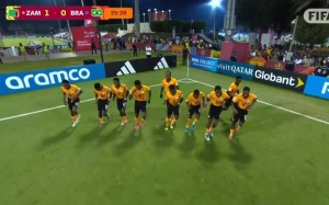 U 17 | ზამბიის ნაკრების ფეხბურთელმა ბრაზილიას პირდაპირ კუთხურიდან გაუტანა