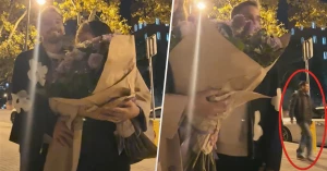 მოულოდნელად შეყვარებული წყვილის ვიდეოში მესი გამოჩნდა | VIDEO