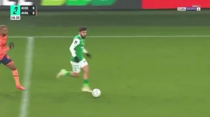 ზურიკო დავითაშვილის საგოლე პასი ნანსისთან მატჩში