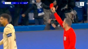 რონალდ არაუხოს გაძევება ჩელსისთან მატჩში