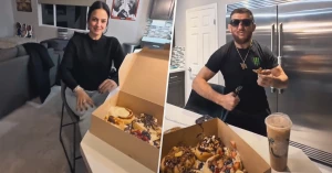 ნინა დრამა მერაბ დვალიშვილს ტკბილეულობით ესტუმრა | VIDEO