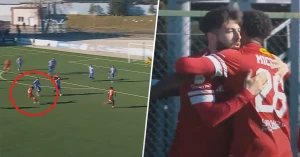 გიორგი პაპუნაშვილის ბრწყინვალე გოლი შამახის წინააღმდეგ | VIDEO