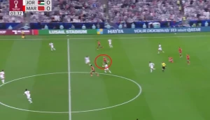 მაროკოელი ფეხბურთელის საოცარი გოლი იორდანიის ნაკრების კარში