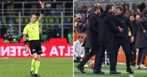 'სირცხვილი თქვენ' - ანტონიო კონტე მსაჯებზე ისევ გაცოფდა