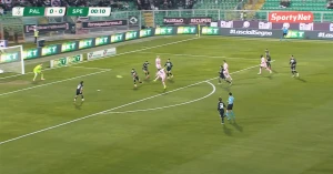 10 წამში, 5 გადაცემით გათამაშებული ბრწყინვალე კომბინაცია, პალერმოს შესანიშნავი გოლი | VIDEO