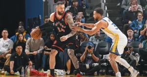 სანდრო მამუკელაშვილის შესანიშნავი მატჩი | ტორონტომ გოლდენ სტეიტი დაამარცხა