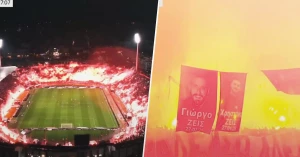 პაოკის გულშემატკივრებმა, ავარიაში დაღუპულ ქომაგებს პატივი მიაგეს | VIDEO