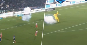 გულშემატკივარმა, რომელმაც კრემონეზეს მეკარეს ფეიერვერკი ესროლა, სამი თითი დაკარგა