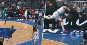 საშინელი შეჯახება NBA-ს მატჩის მიმდინარეობისას | VIDEO