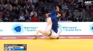 ირაკლი დემეტრაშვილი პარიზის გრანდ სლემის 1/8 ფინალშია