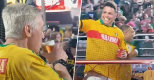 კარლო ანჩელოტისა და რონალდოს შეხვედრა კარნავალზე | VIDEO