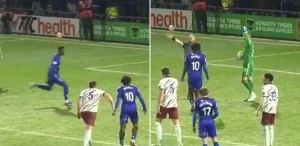 უჩვეულო ეპიზოდი ინგლისში - მსაჯმა პენალტი გააუქმა და თავისუფალი დარტყმა დანიშნა