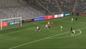 სპორტინგის ქალთა გუნდის ფეხბურთელის საოცარი გოლი ჰამარბის წინააღმდეგ