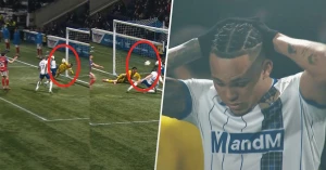 წარმოუდგენელი აცილება შოტლანდიის ჩემპიონატში | VIDEO