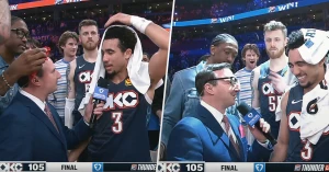 ინტერვიუს დროს ოკლაჰომელებმა ჟურნალისტი არ მოასვენეს | VIDEO