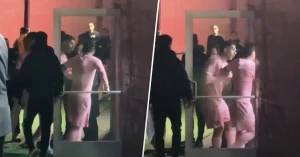 მატჩის შემდეგ მესი მსაჯებს დაუპირისპირდა, სუარესი კი მას ამშვიდებდა | VIDEO