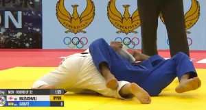 თორნიკე მაზიაშვილმა ინდოელი მეტოქის წინააღმდეგ იპონით იმარჯვა