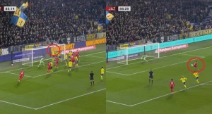 ნახევარმცველი მეკარის როლში და წესების დარღვევით გატანილი პენალტი ნიდერლანდებში