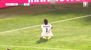 ხვიჩა კვარაცხელიას გოლი ისრაელის ნაკრებთან