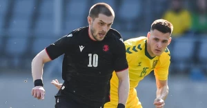 მძიმე გამარჯვება ლიეტუვაში | მიქაუტაძეს ნაკრებში 23 გოლი დაუგროვდა