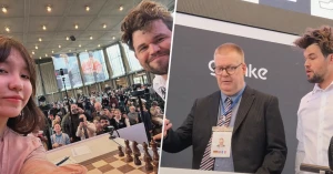 მაგნუს კარლსენი სელფის გადაღებას დათანხმდა, შემდეგ კი უცნაურად მოიქცა | VIDEO