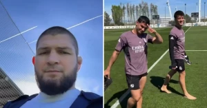 ხაბიბ ნურმაგომედოვი რეალ მადრიდის ვარჯიშს დაესწრო