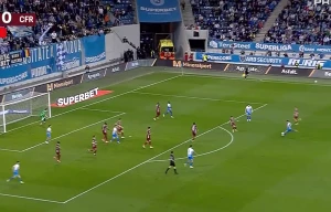 ანზორ მექვაბიშვილის ეფექტური გოლი კლუჟის წინააღმდეგ