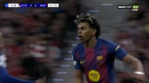 ლამინე იამალის გოლი ატლეტიკოს წინააღმდეგ