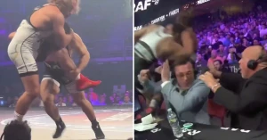 არმან ცარუკიანმა ურაია ფაბერი საჭიდაო ხალიჩიდან მოისროლა